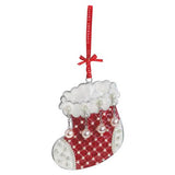 Tipperary Crystal Stocking Christmas Decoration