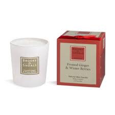 Brooke and Shoals Frosted Berries Travel Candle