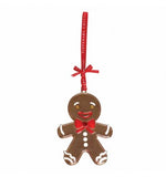 Tipperary Crystal Gingerbread Man Hanging Decoration